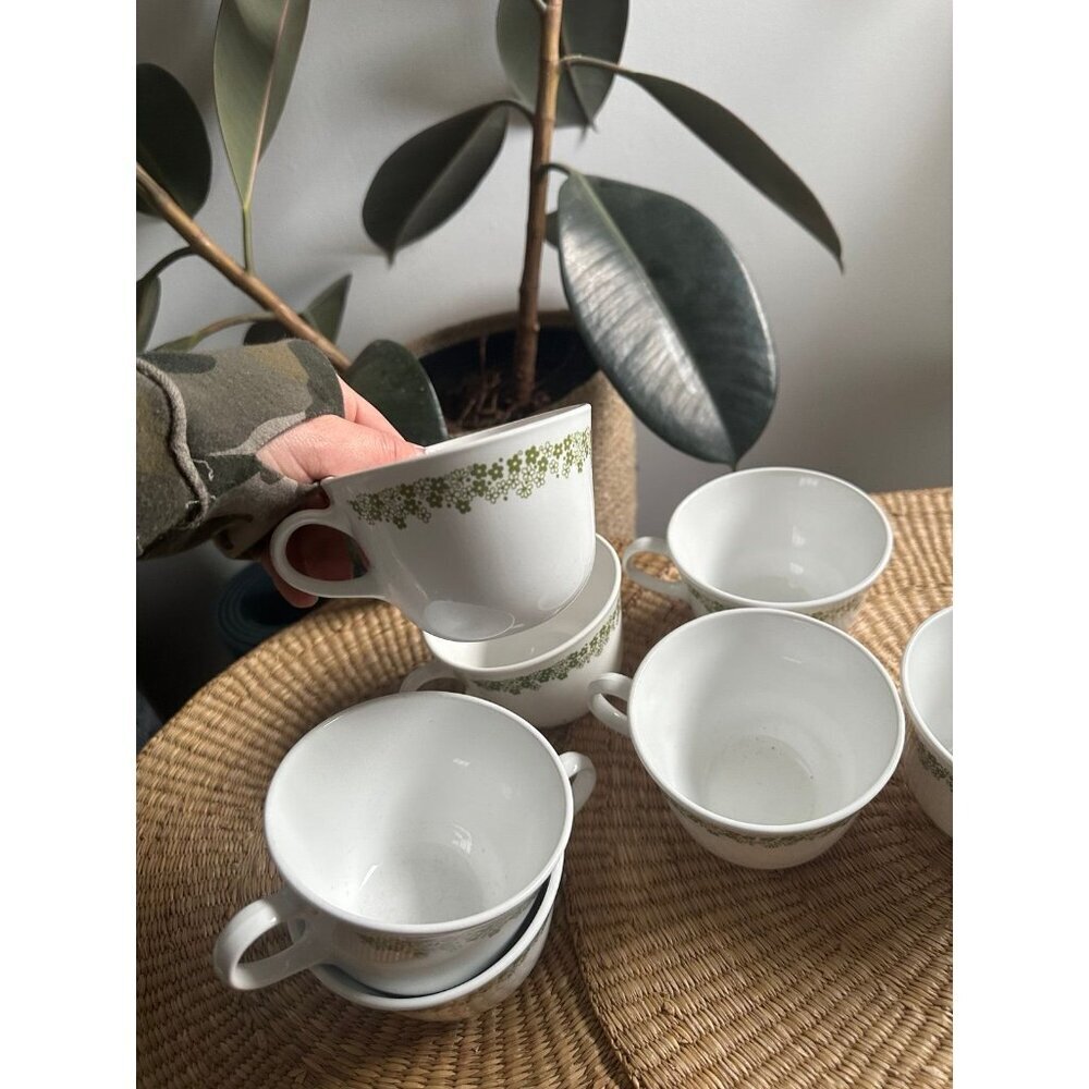 8 piece Corelle Livingware by Corning tea cup set - Picture 9 of 9